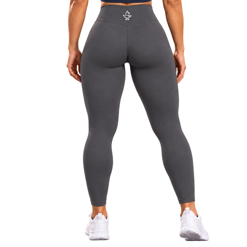 ForgeForm Seamless Leggings in Gray, back